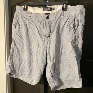 Ezekiel Men's Shorts - linen type blue & white